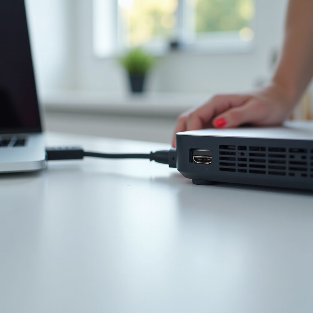 как да свържете лаптоп към проектор с HDMI