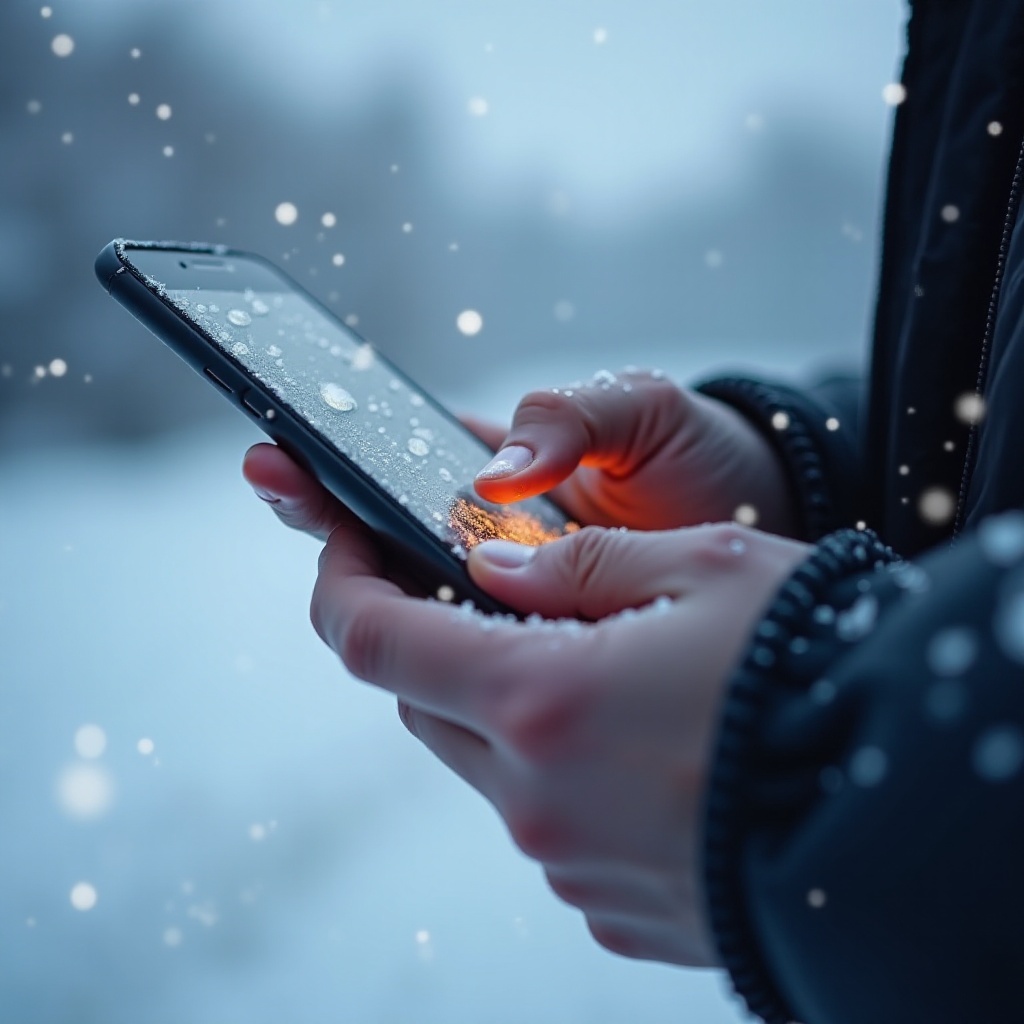 can cold permanently damage phone