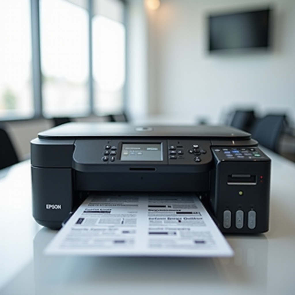принтер Epson пропускает строки
