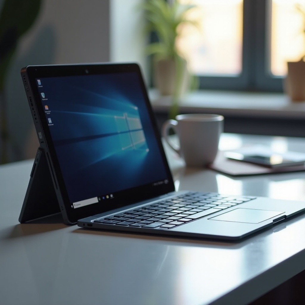 tabletă fusion Windows 10 cu tastatură