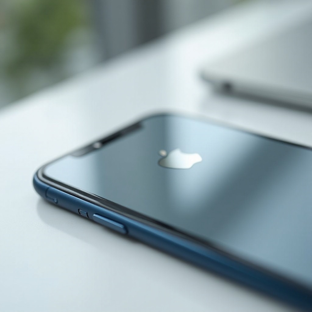 балон върху екрана на iPhone