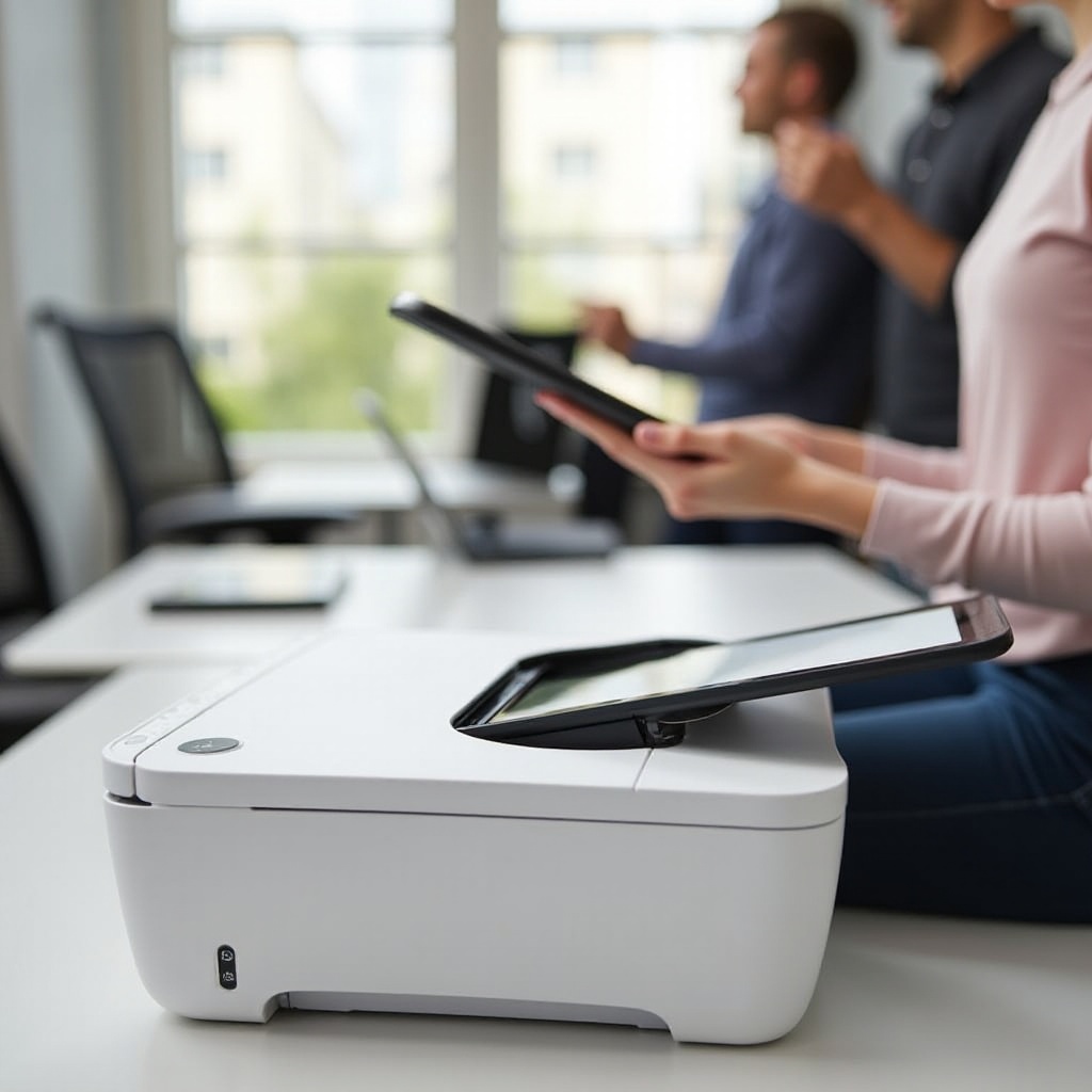 can tablets connect to printers