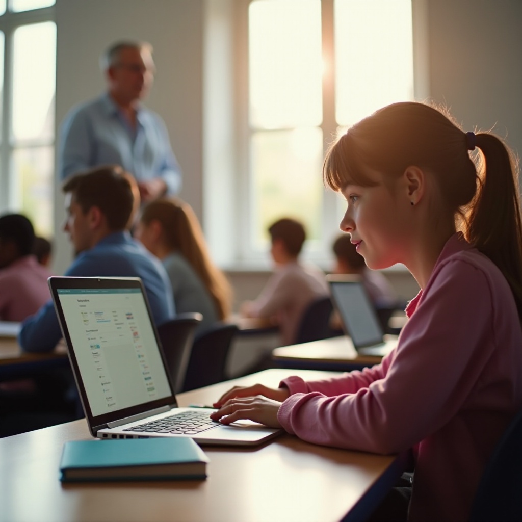 how to screen on a school chromebook