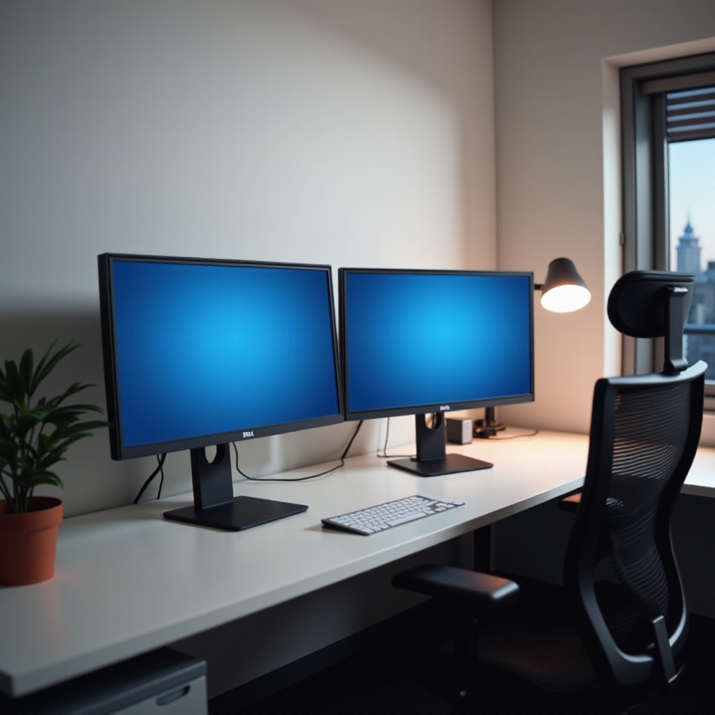 jak podłączyć 2 monitory Dell