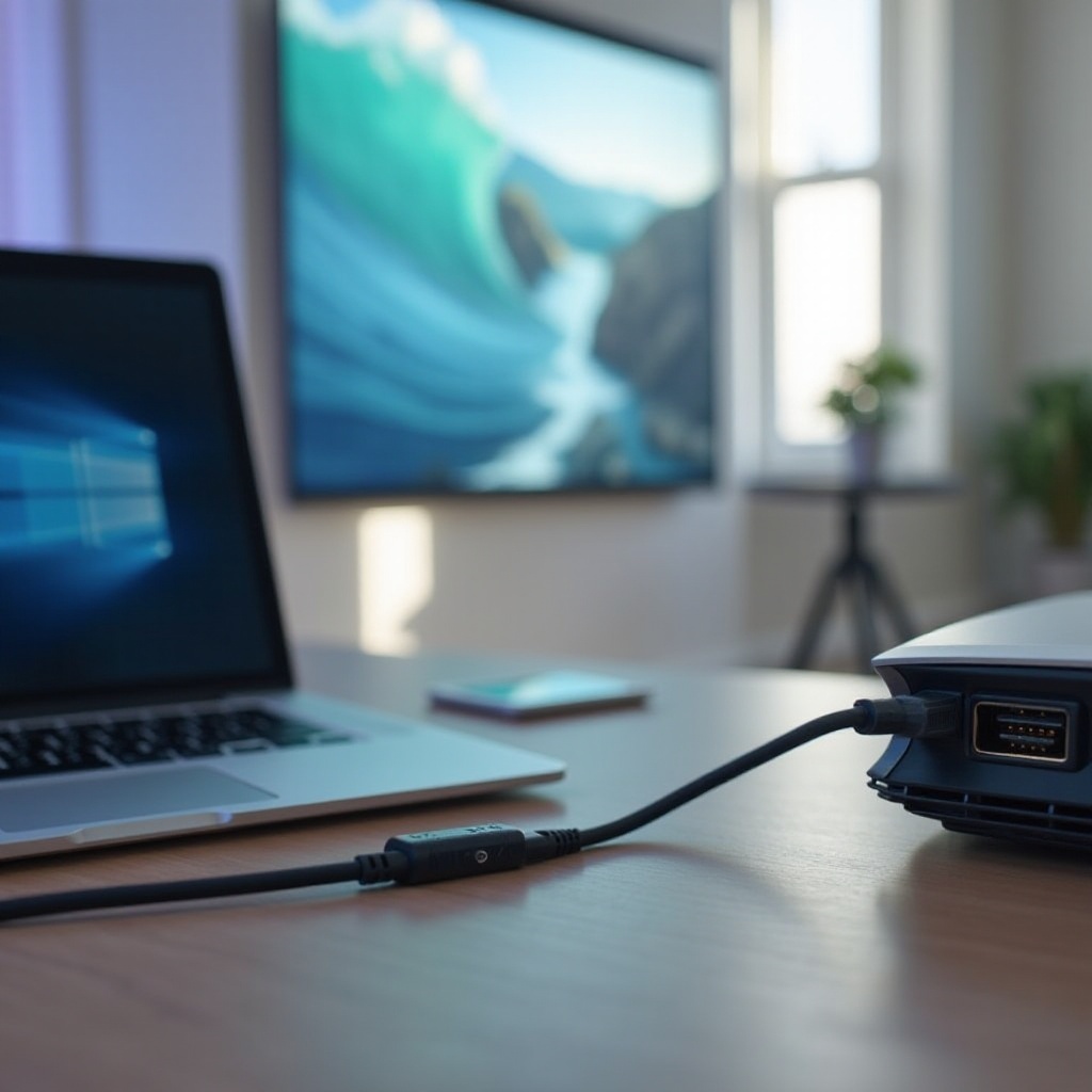 كيفية توصيل اللابتوب بجهاز العرض باستخدام HDMI