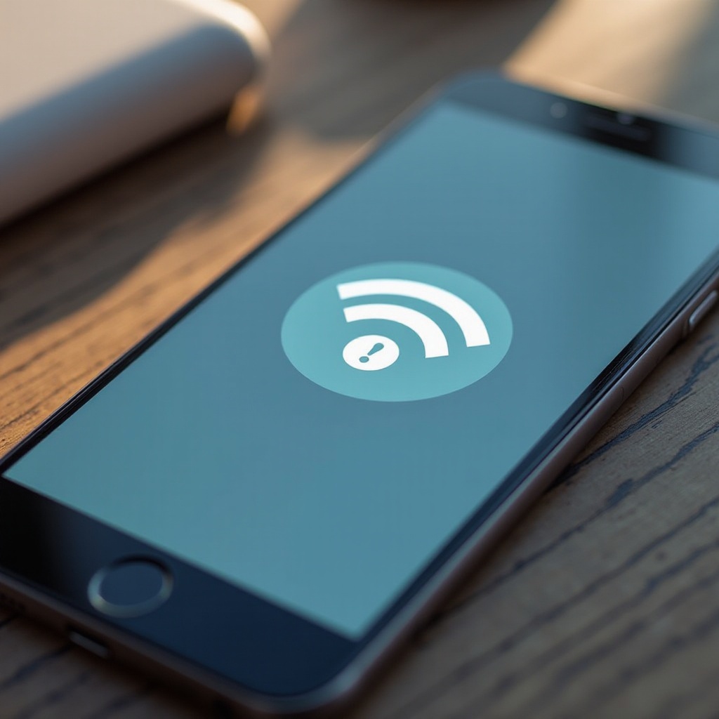 آيفون متصل بالواي فاي ولكن لا يوجد إنترنت