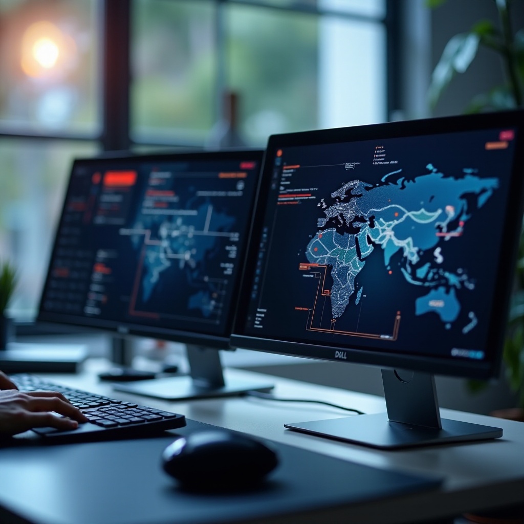 cum să conectezi 2 monitoare Dell