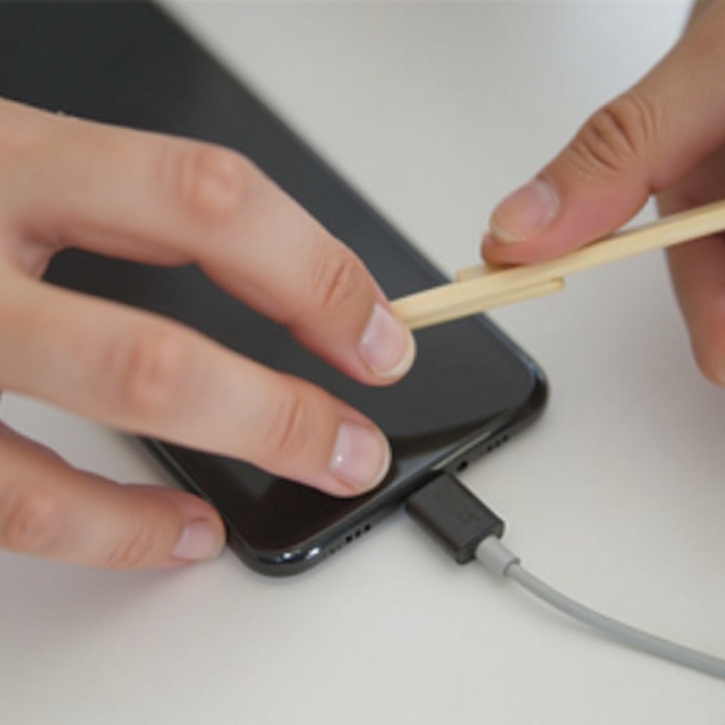 jak wyczyścić gniazdo telefonu