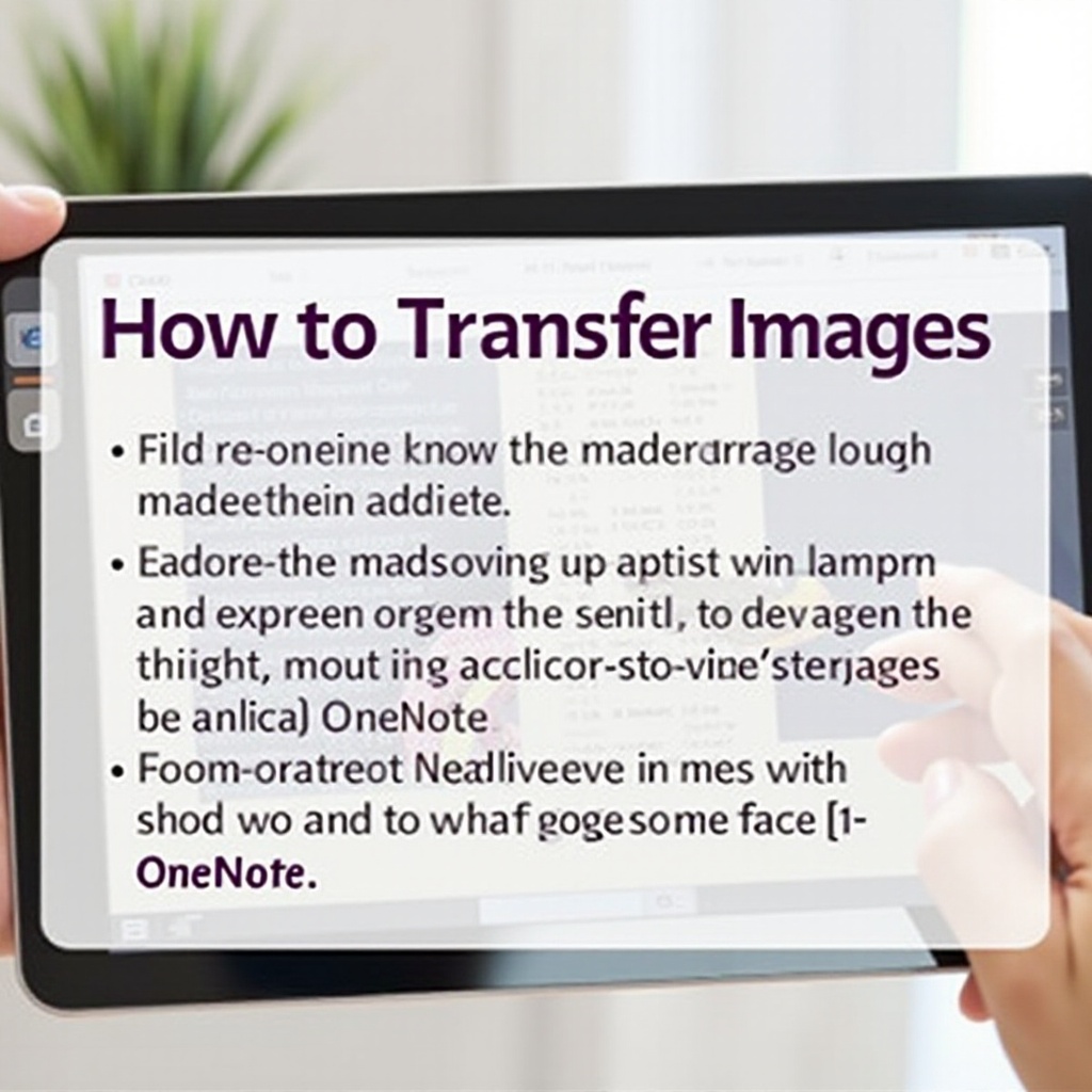 كيفية نقل الصور على OneNote في وضع الجهاز اللوحي