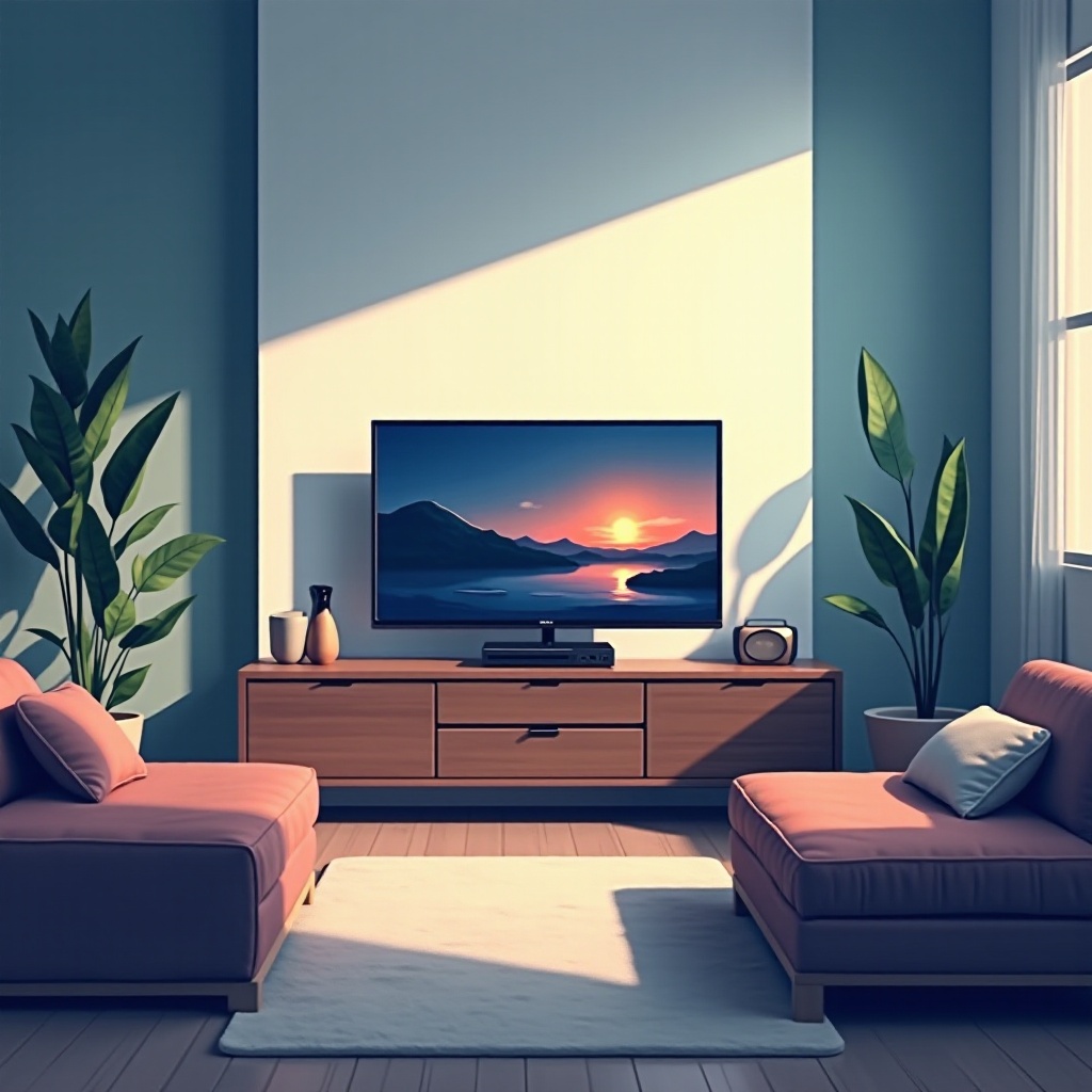 znikający dźwięk na telewizji