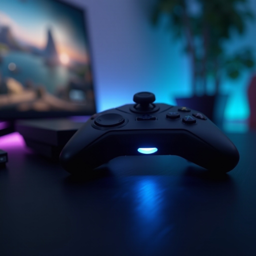 ps4 controller blue flashing light