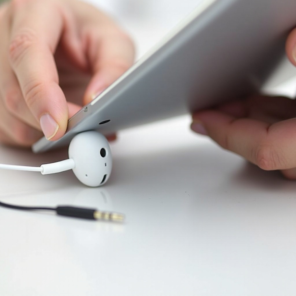 how to connect earphones to tablet