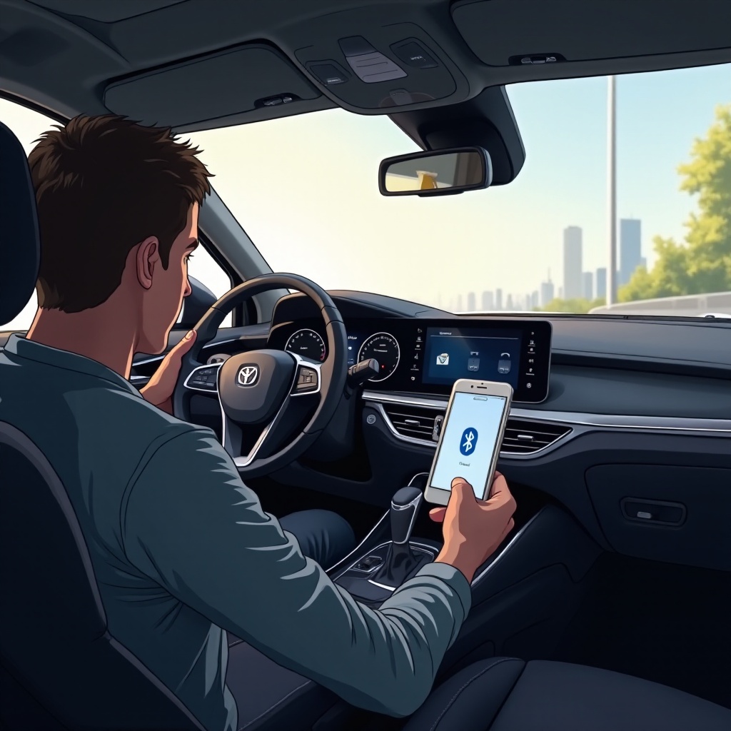 прескачане на bluetooth в колата iPhone