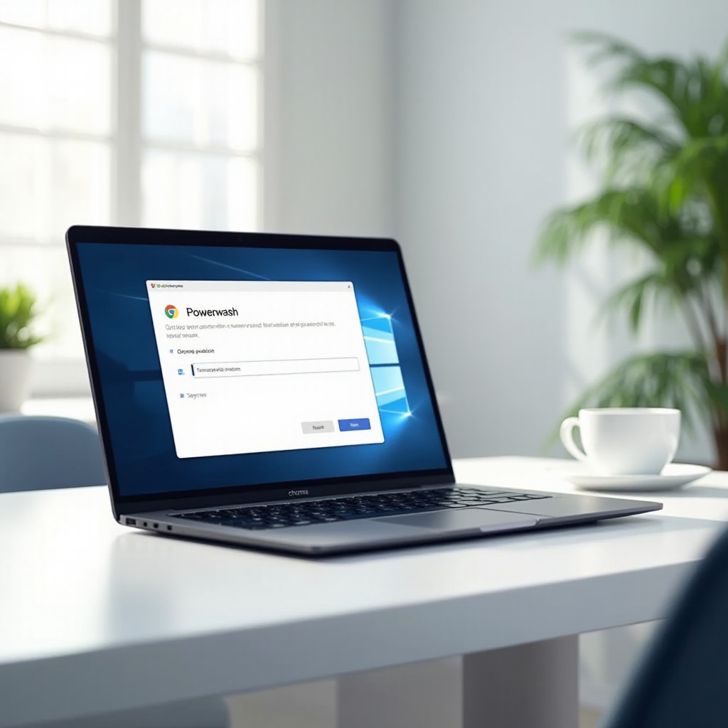 czy powerwashing Chromebooka resetuje pamięć RAM