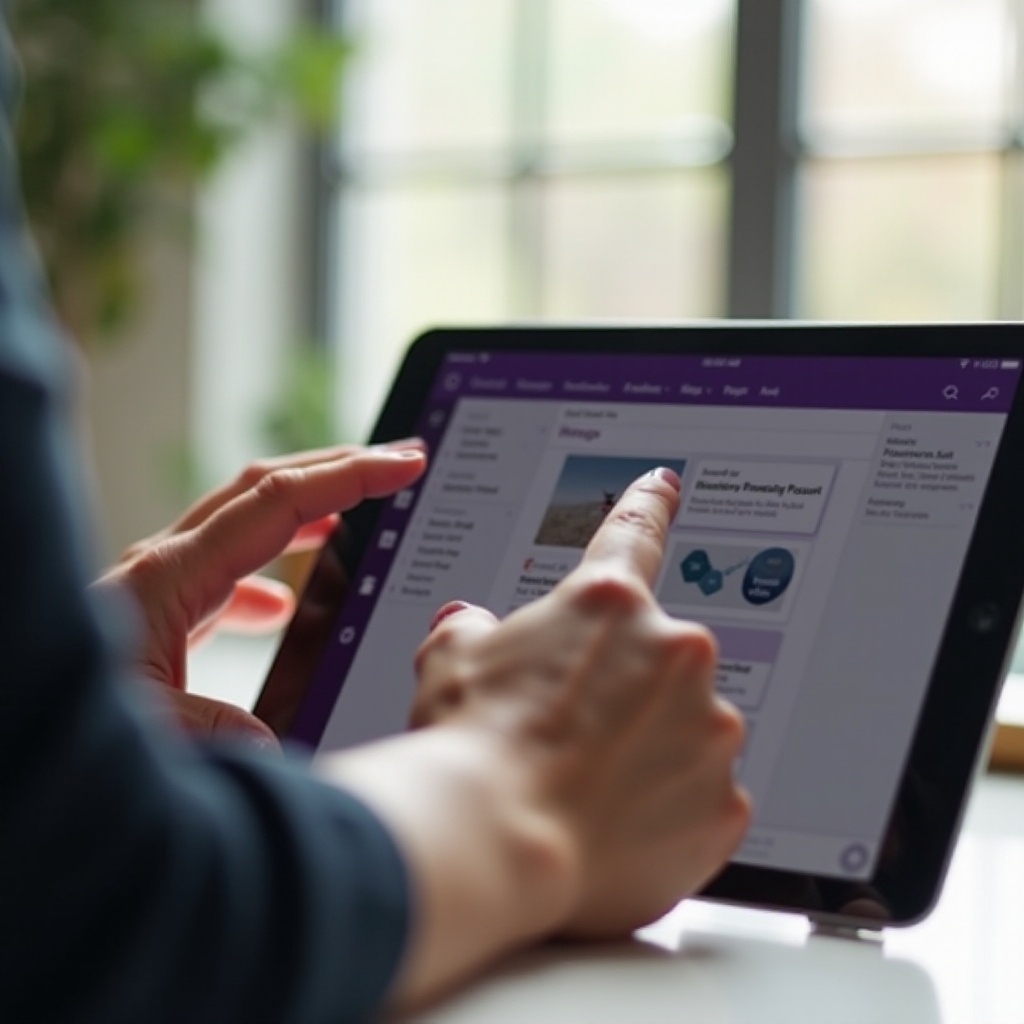 како премештати слике на OneNote у режиму таблета