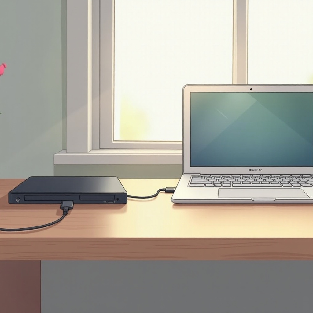مشغل DVD إلى MacBook Air