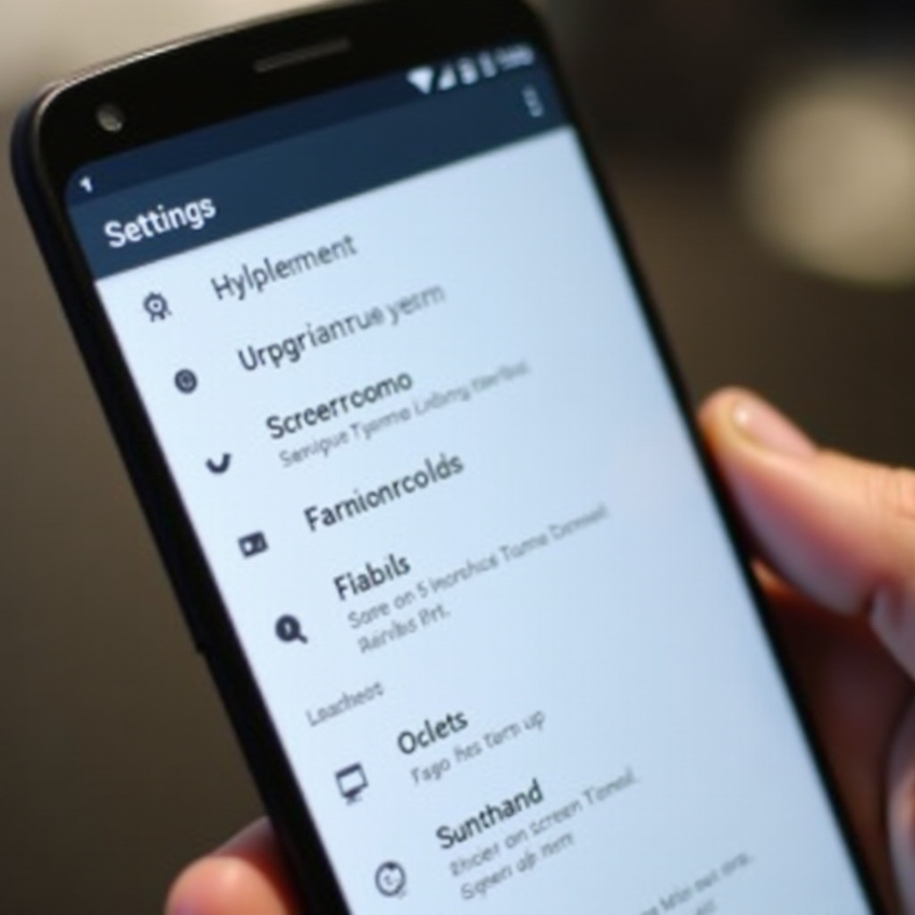 как да изключите времето за изключване на екрана на android