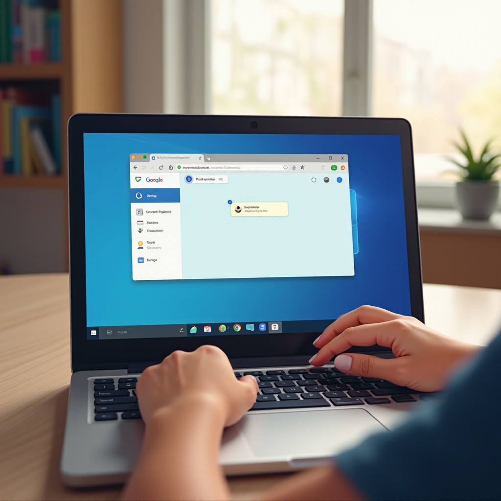 как включить экран на школьном Chromebook