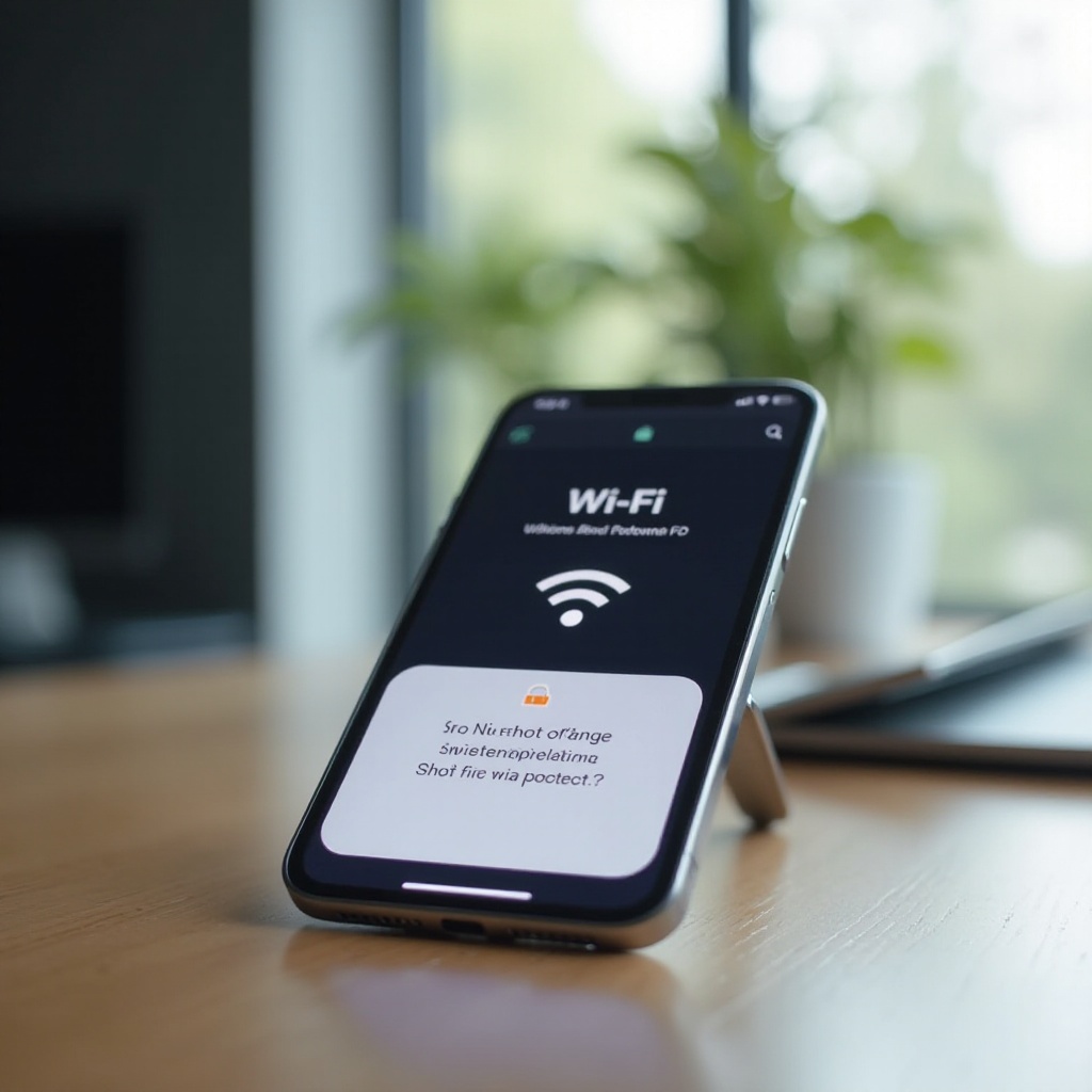 iPhone połączony z WiFi, ale brak internetu