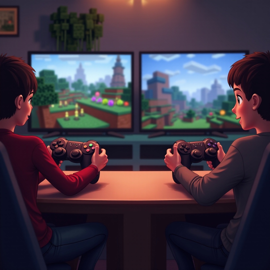 могат ли ps4 и ps5 да играят заедно в minecraft