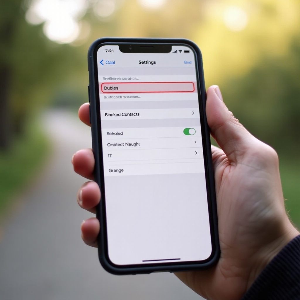 أين توجد قائمة الحظر على iPhone