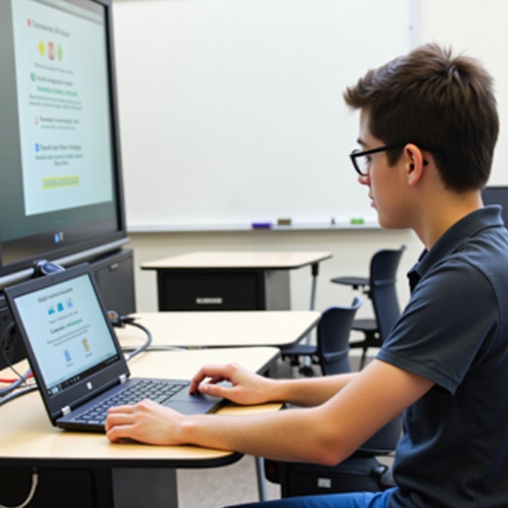 how to screen on a school chromebook