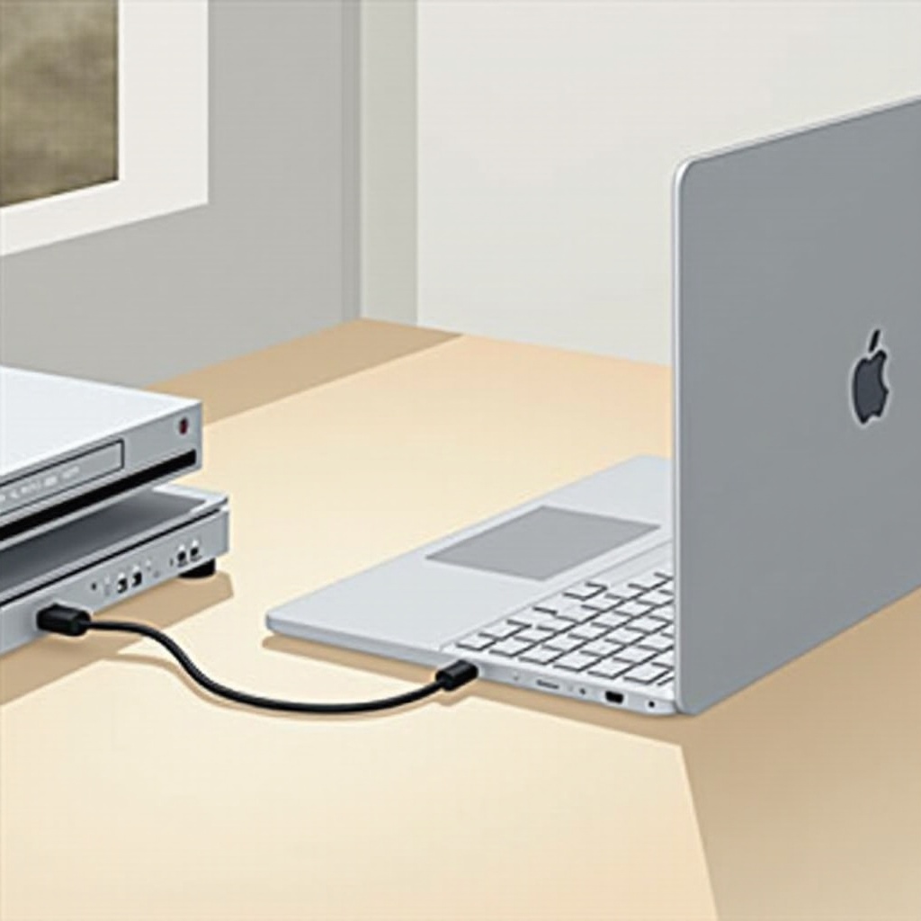DVD плейър към MacBook Air