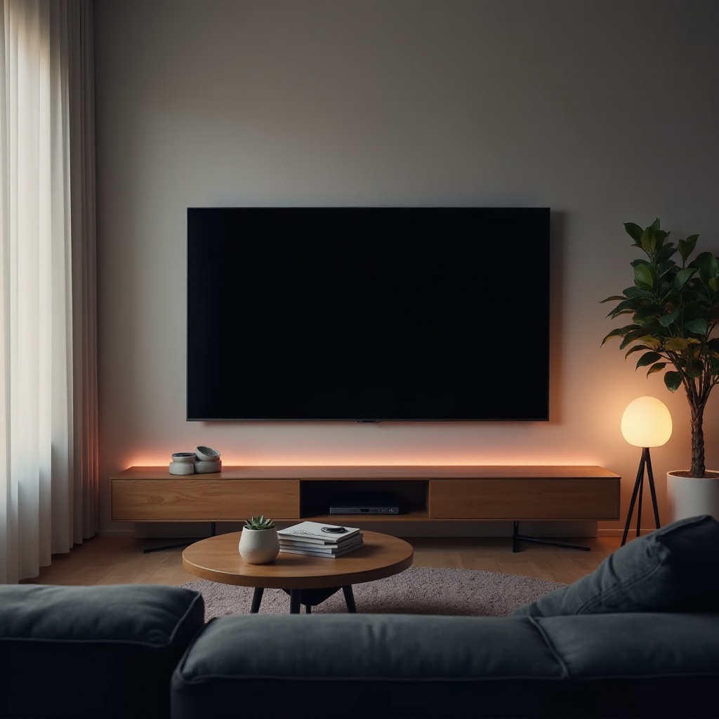 شاشة تلفزيون TCL Roku مظلمة