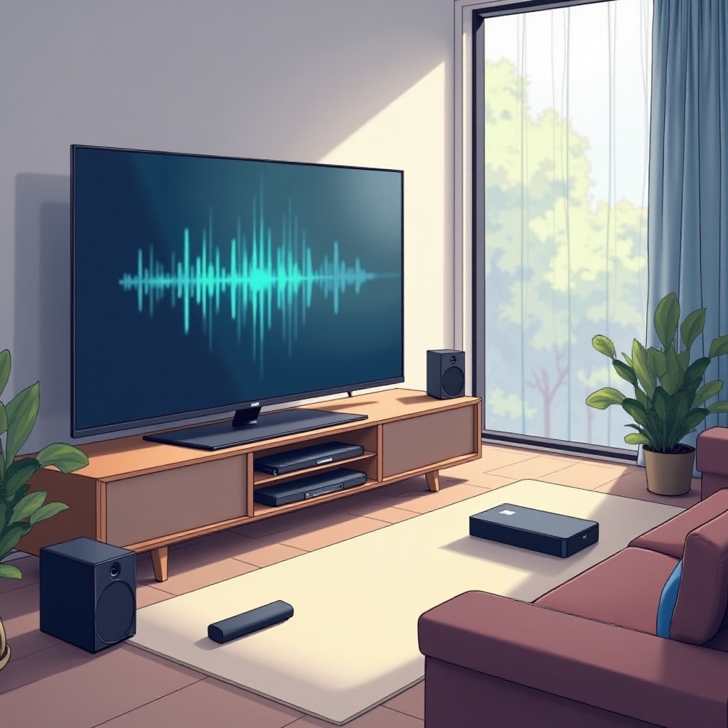 zvuk se přerušuje na televizi