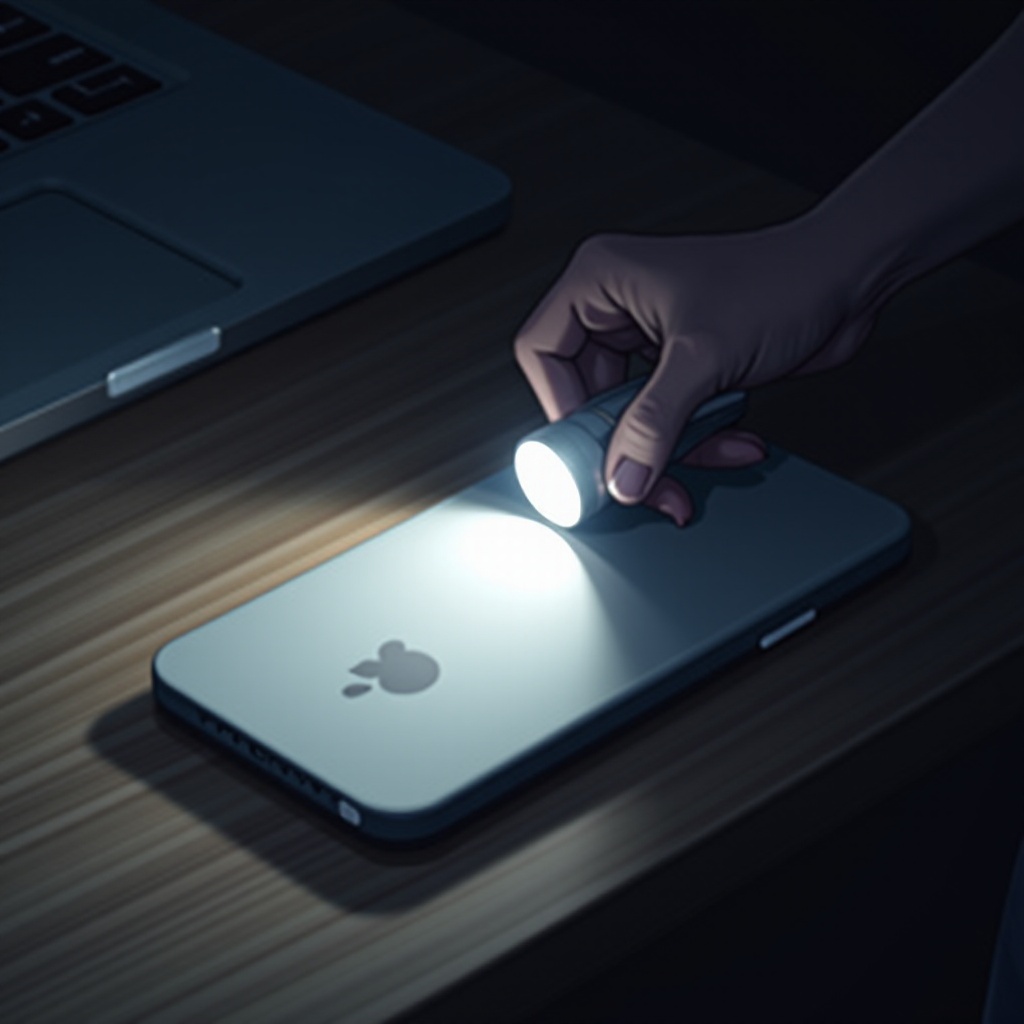 фонарик iPhone не выключается