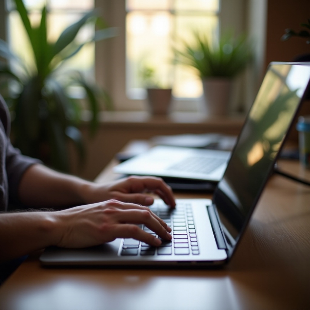لوحة اللمس للابتوب عالقة