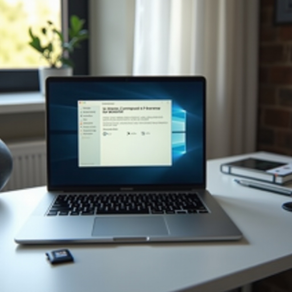 laptop not seeing sd card