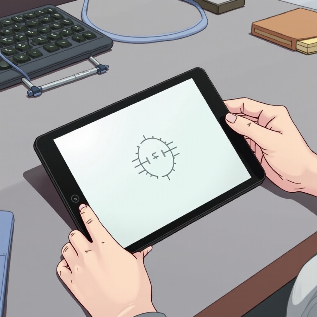 ipad screenshot gesture