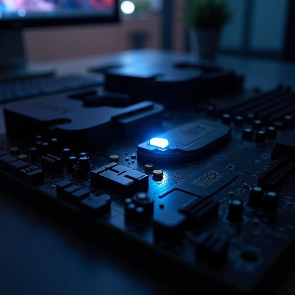 placa de bază ASUS TUF lumină albă