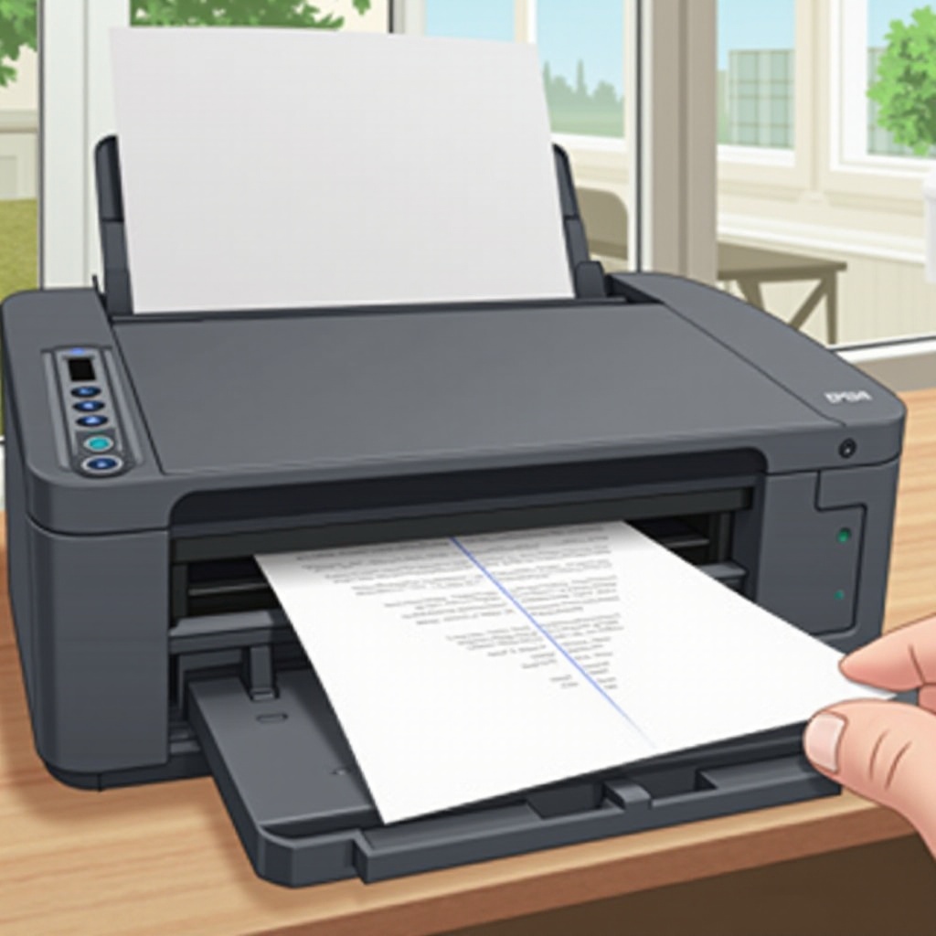 tiskárna Epson vynechává řádky