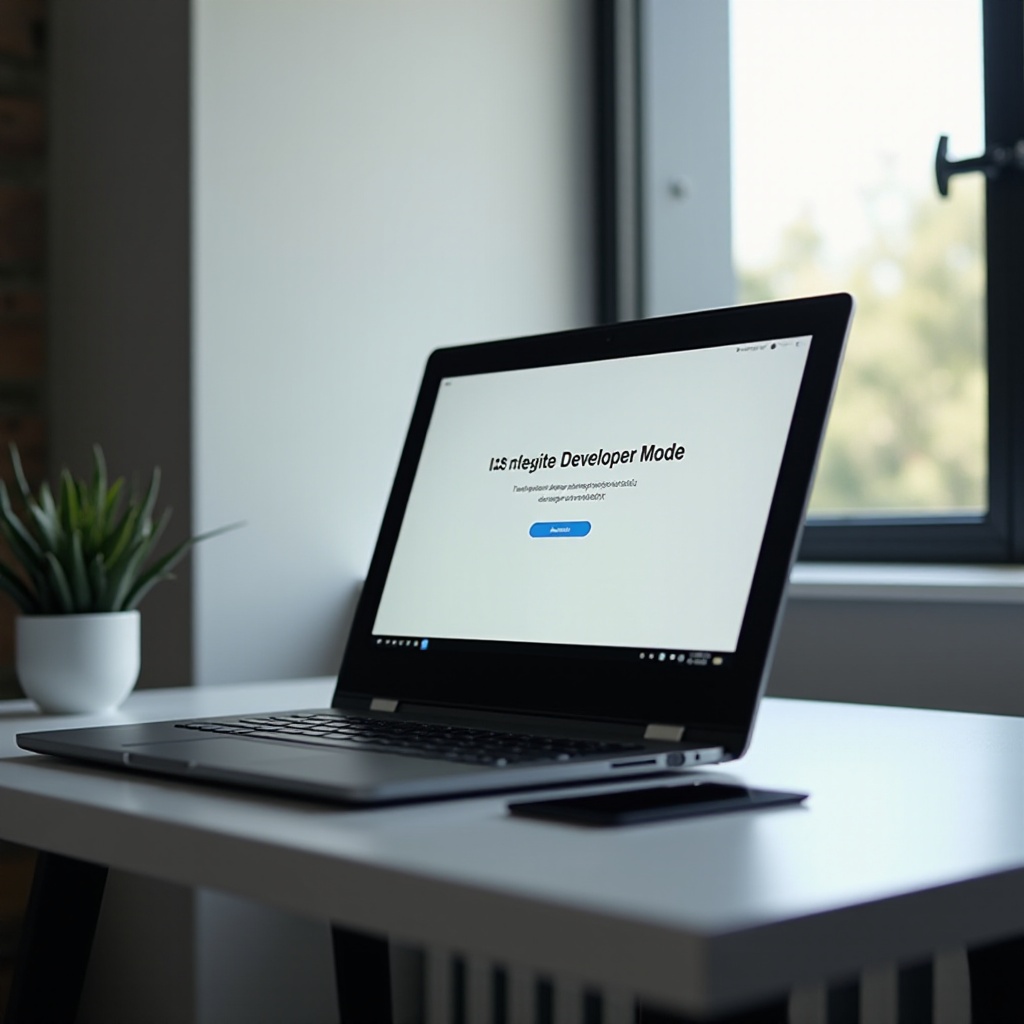 как да включите режим разработчик на Chromebook Lenovo