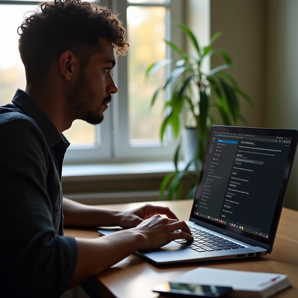 тачпад ноутбука застрял