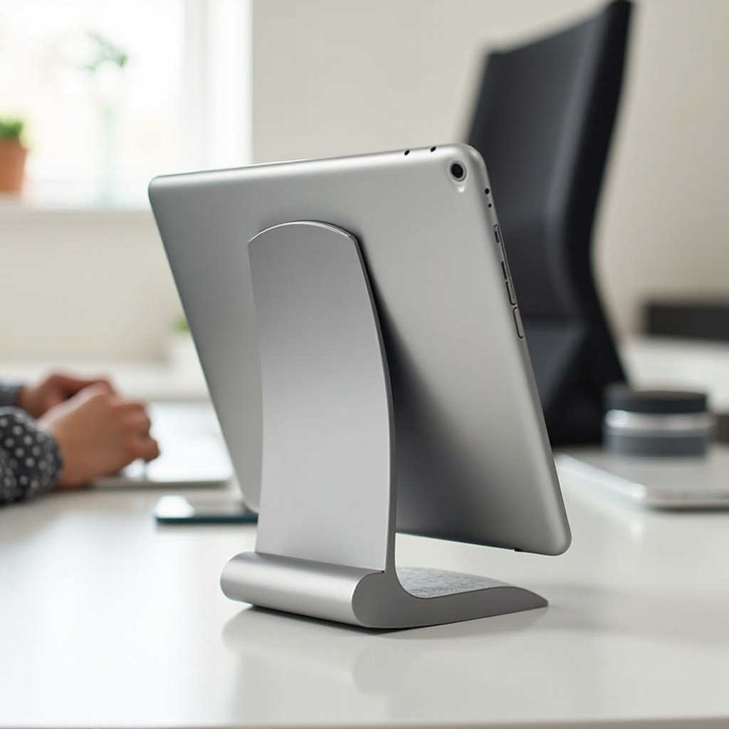 подставка для iPad с держателем для наушников