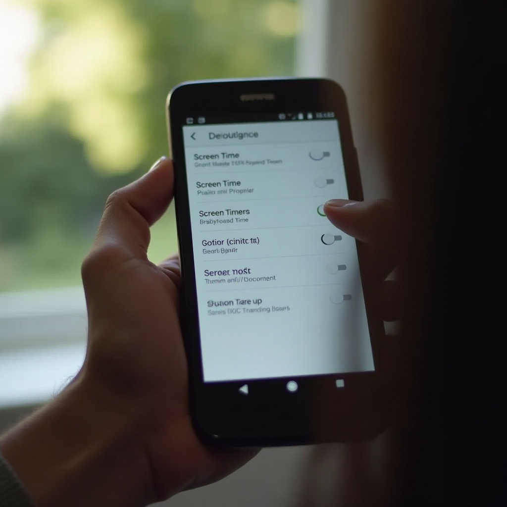 како искључити временско ограничење екрана андроид