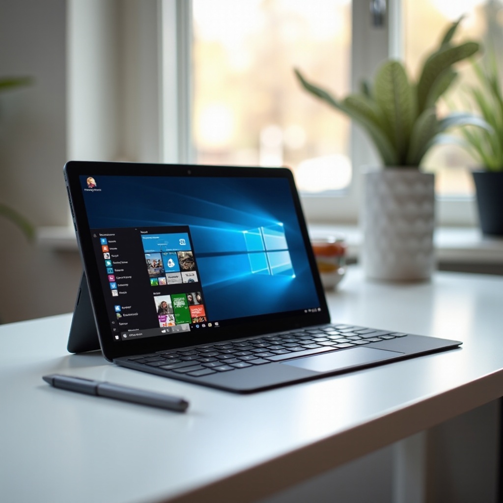 tabletă fusion Windows 10 cu tastatură