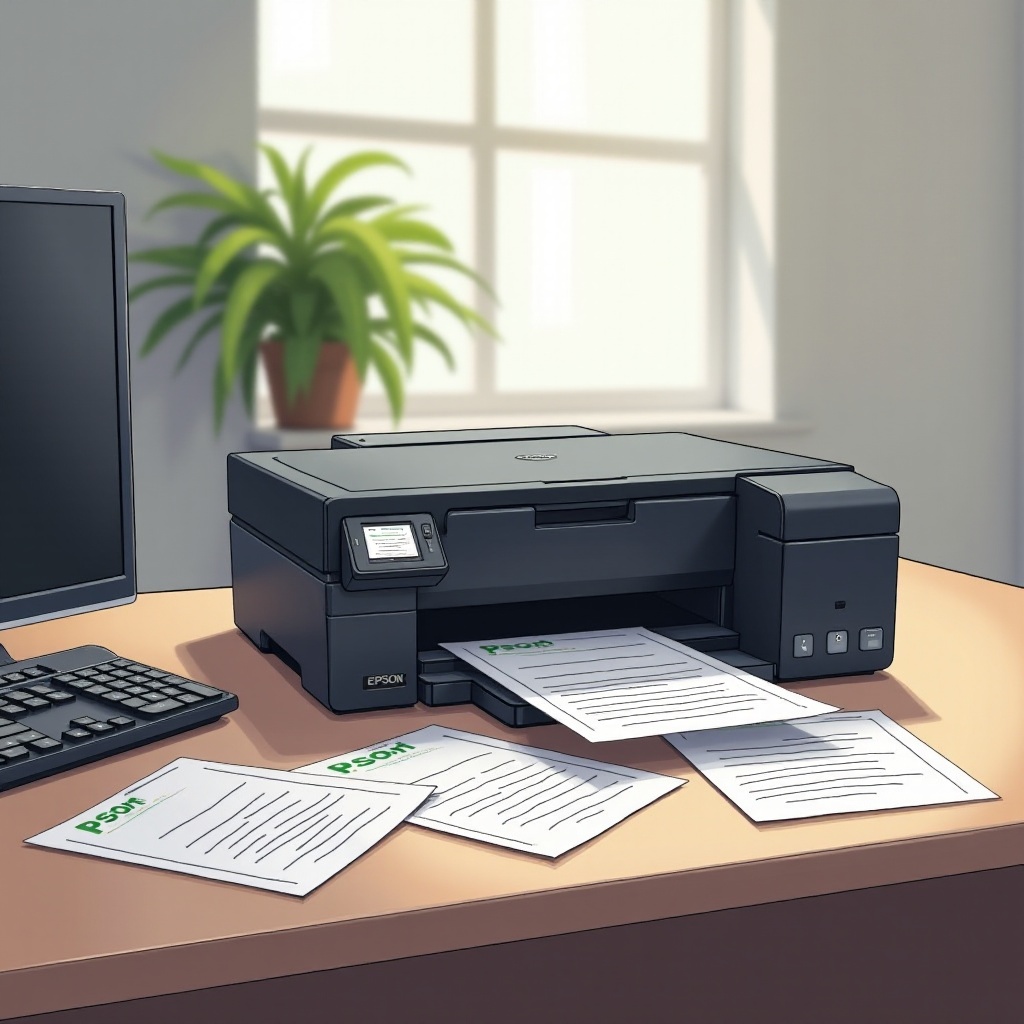 tiskárna Epson vynechává řádky